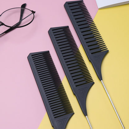 Professional Hair Sectioning Comb with Steel Tail by HitMyNeed