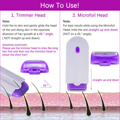 Professional Painless USB Hair Removal Kit for Women au-plug by HitMyNeed