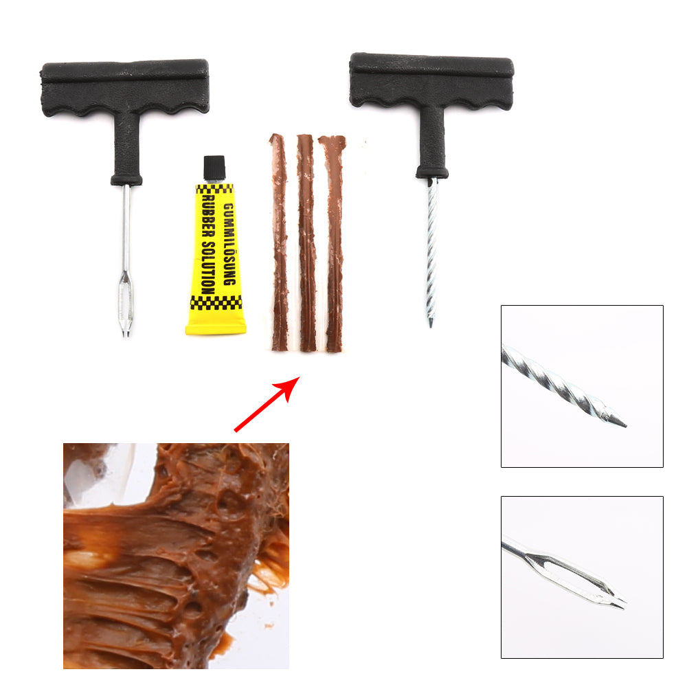 Professional Portable Tire Repair Kit 6‑Piece by HitMyNeed