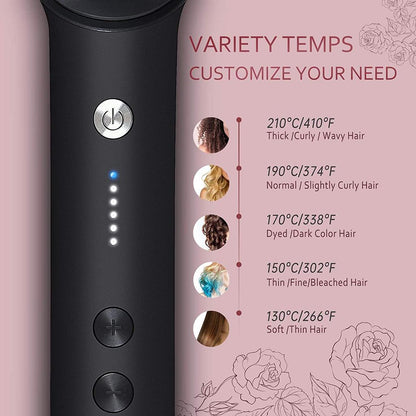 Professional Quick-Heat Electric Hot Comb Brush by HitMyNeed