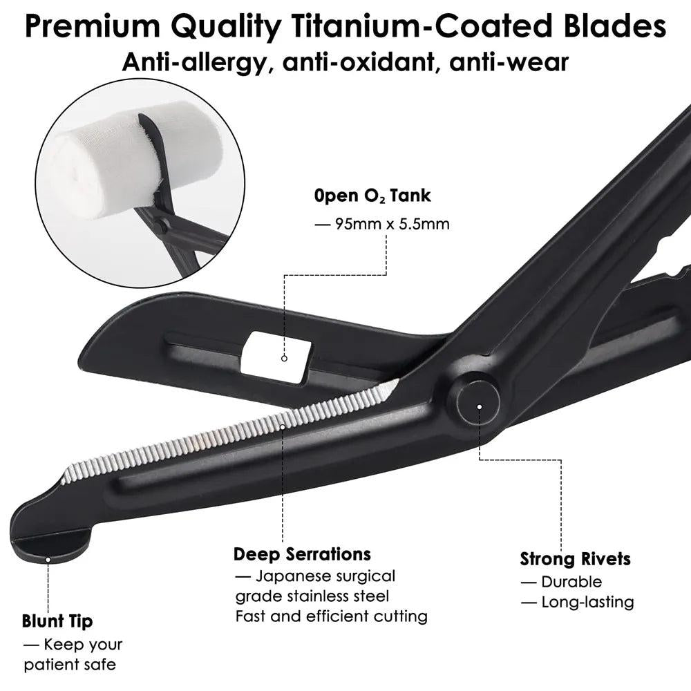 Professional Stainless Steel Trauma Shears / Medic Scissors (6") by HitMyNeed
