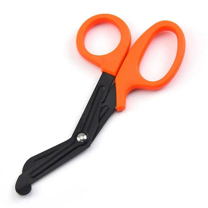 Professional Stainless Steel Trauma Shears / Medic Scissors (6") orange by HitMyNeed