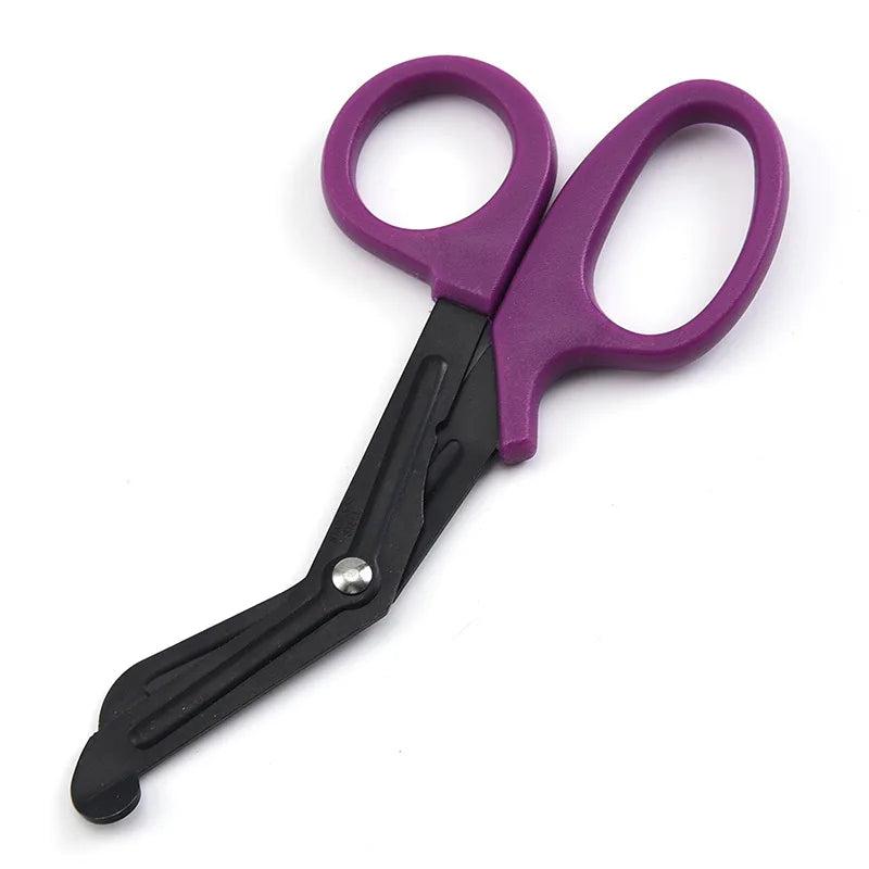 Professional Stainless Steel Trauma Shears / Medic Scissors (6") purple by HitMyNeed