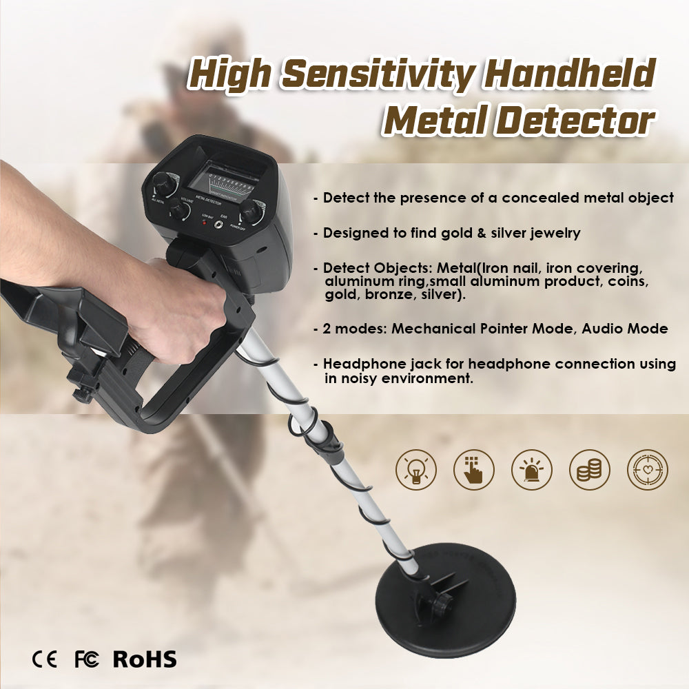 Professional Underground Metal Detector Handheld by HitMyNeed