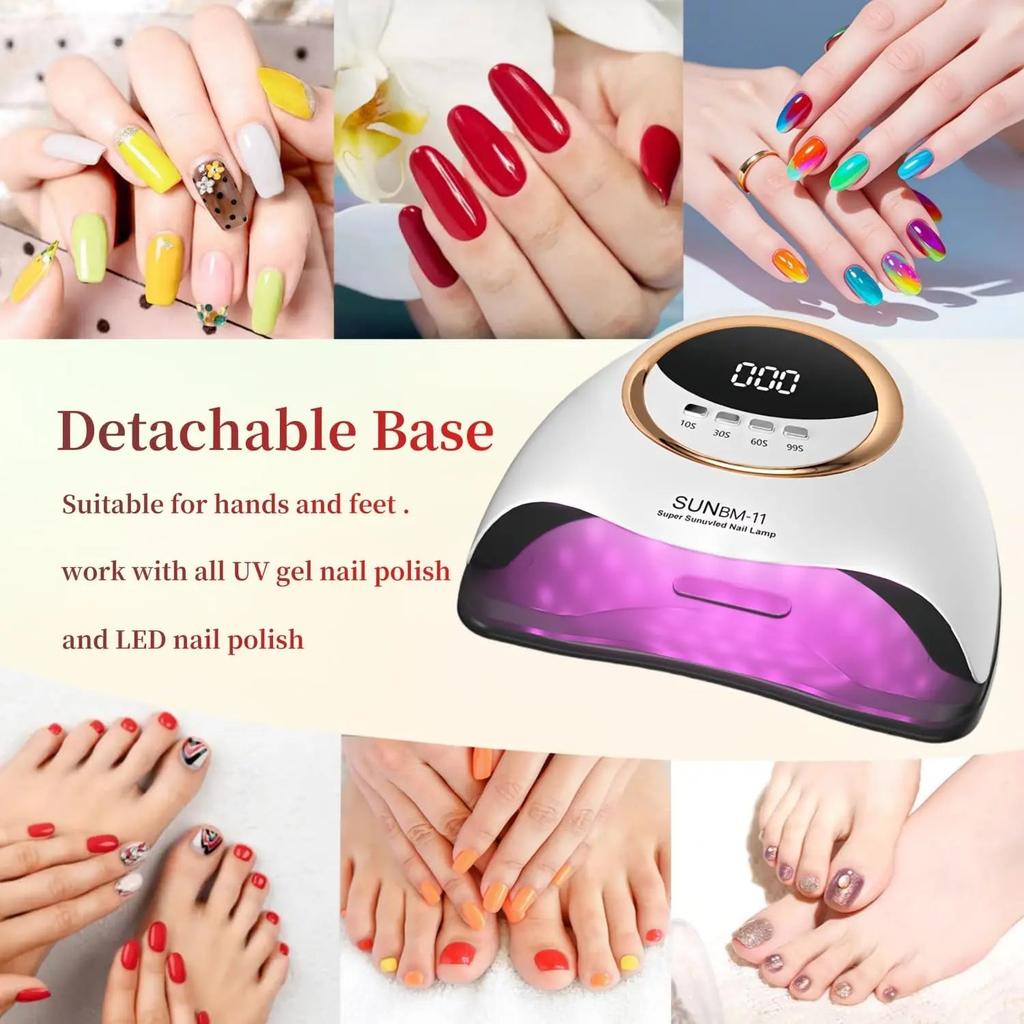 Professional UV LED Nail Lamp with 45 LEDs & Timers by HitMyNeed