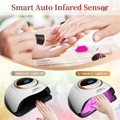 Professional UV LED Nail Lamp with 45 LEDs & Timers by HitMyNeed