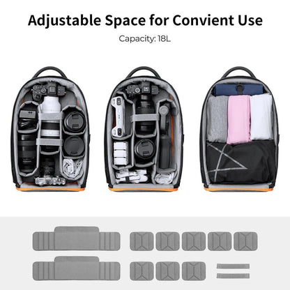 Professional Waterproof Camera Backpack with Laptop Slot by HitMyNeed