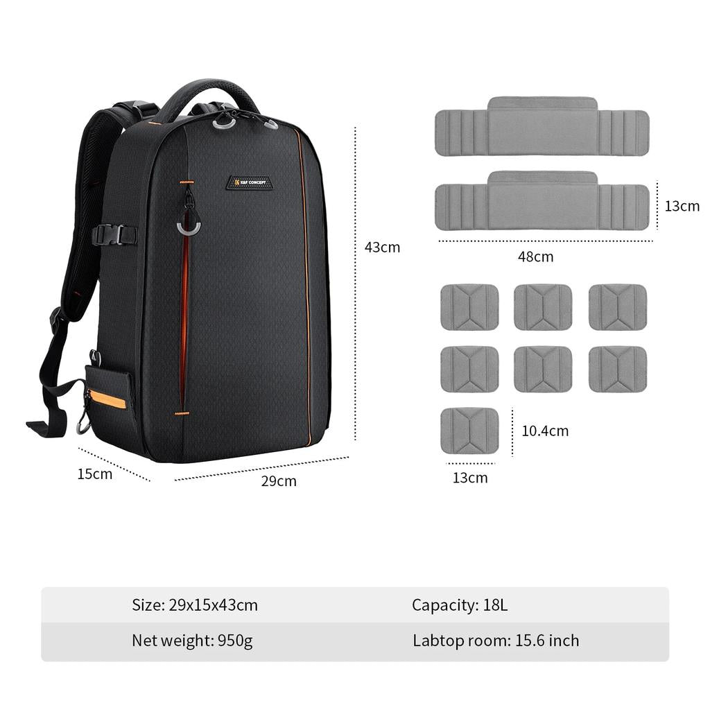 Professional Waterproof Camera Backpack with Laptop Slot by HitMyNeed