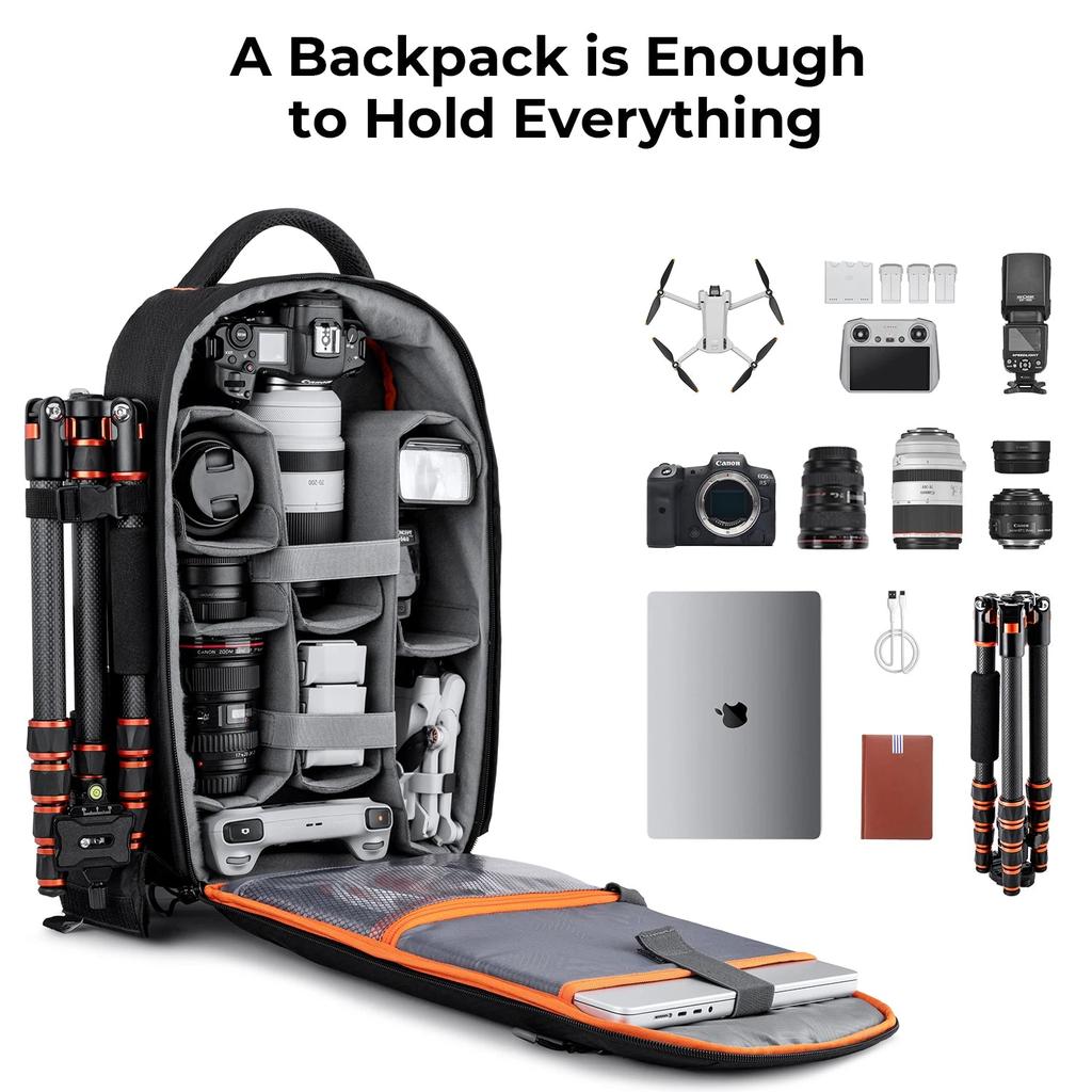 Professional Waterproof Camera Backpack with Laptop Slot by HitMyNeed