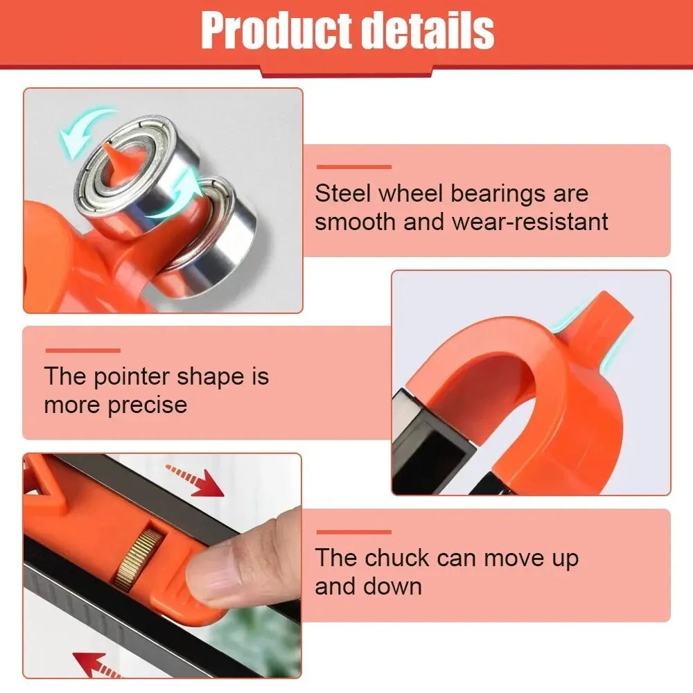 Profile Scribing Ruler Contour Gauge with Lock by HitMyNeed