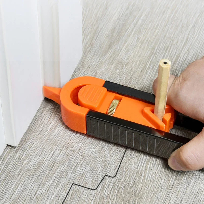 Profile Scribing Ruler Irregular Contour Gauge With Lock by HitMyNeed