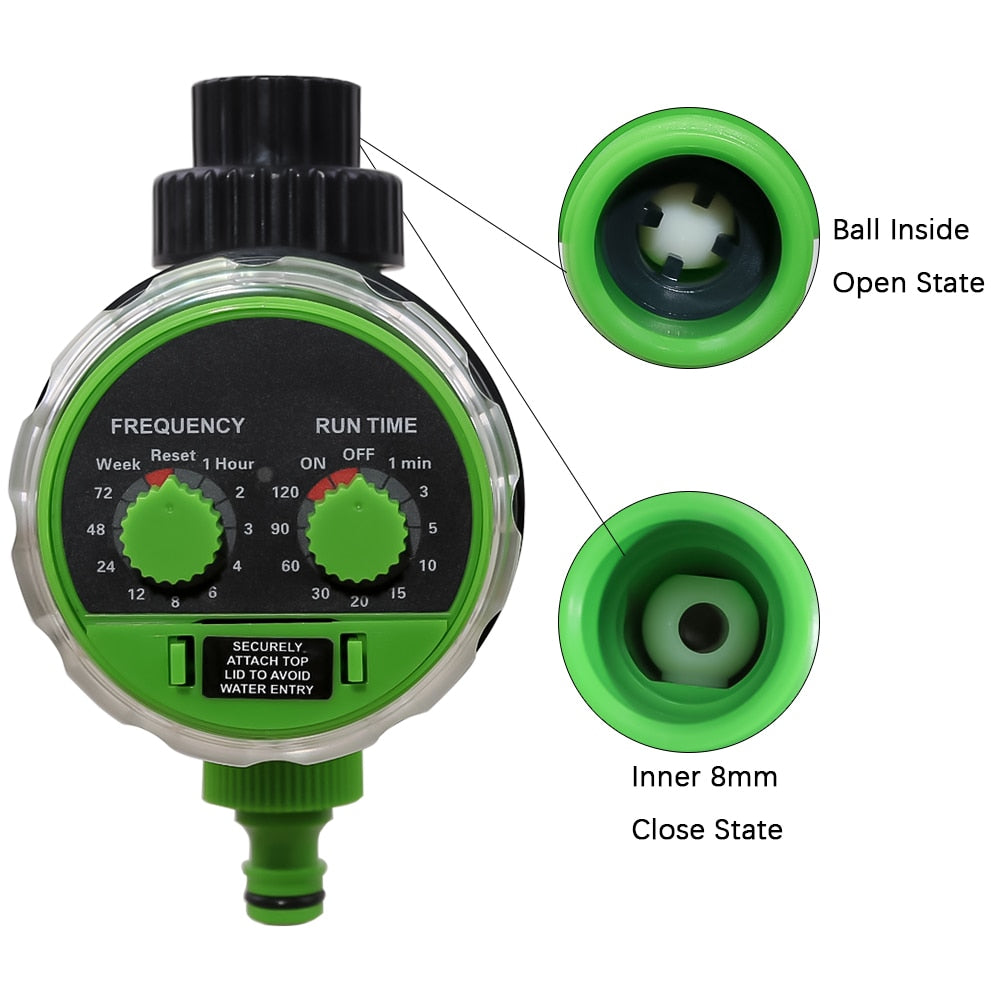 Programmable Plastic Hose Timer for Garden Hoses by HitMyNeed