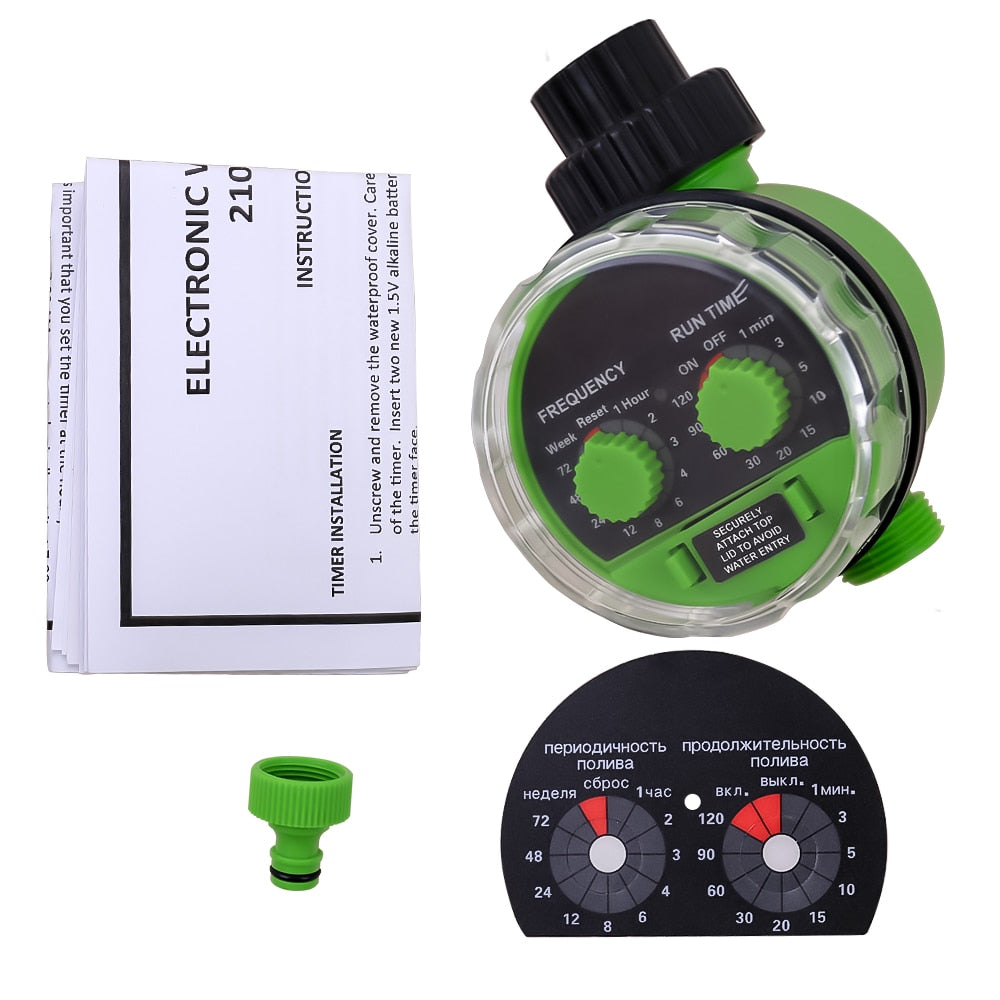 Programmable Plastic Hose Timer for Garden Hoses by HitMyNeed