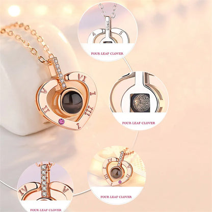 Projection Necklace I Love You in 100 Languages by HitMyNeed