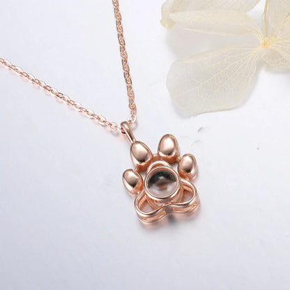 Projection Necklace I Love You in 100 Languages rose-golden-29 by HitMyNeed