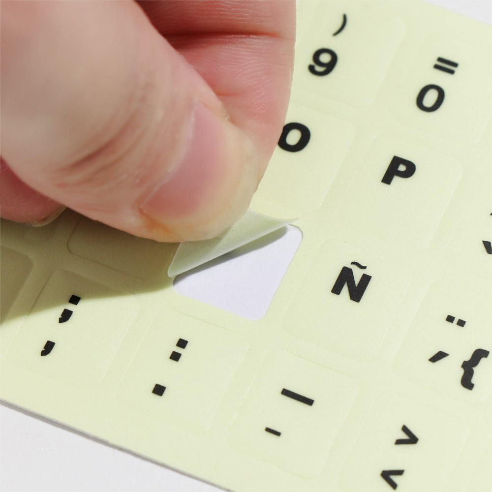 Protective Glow in the Dark Keyboard Stickers by HitMyNeed
