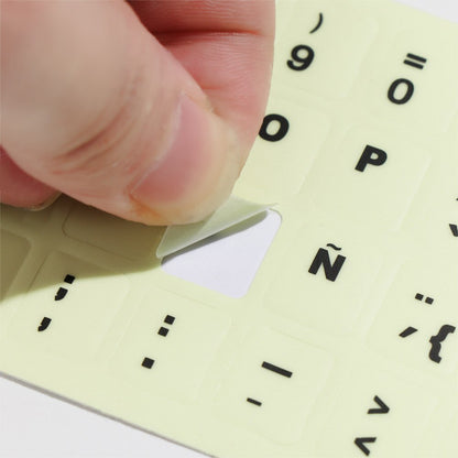Protective Glow in the Dark Keyboard Stickers by HitMyNeed