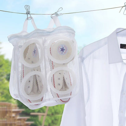 Protective Mesh Shoe Laundry Bag with Zipper by HitMyNeed