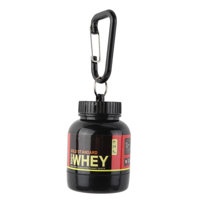 Protein Powder Travel Container Keychain by HitMyNeed