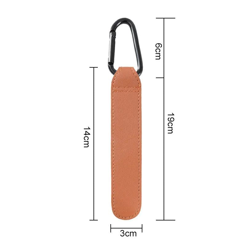 PU Leather Adjustable Stroller Hook Bag Hanger by HitMyNeed