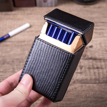 PU Leather Cigarette Case for 20 King Size Cigarettes by HitMyNeed
