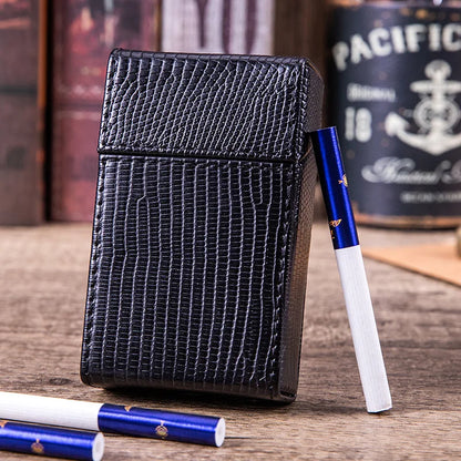 PU Leather Cigarette Case for 20 King Size Cigarettes by HitMyNeed