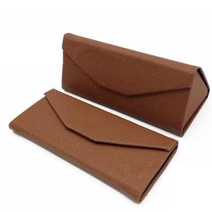 PU Leather Foldable Glasses Case q by HitMyNeed
