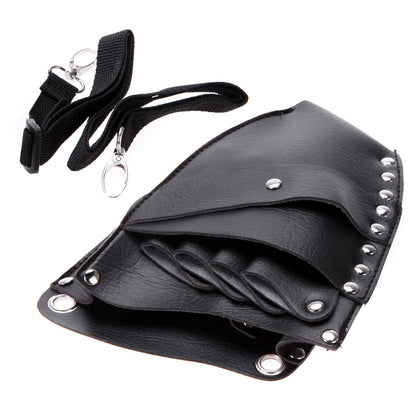PU Leather Hairdressing Scissor Pouch with Strap by HitMyNeed