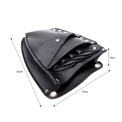 PU Leather Hairdressing Scissor Pouch with Strap by HitMyNeed