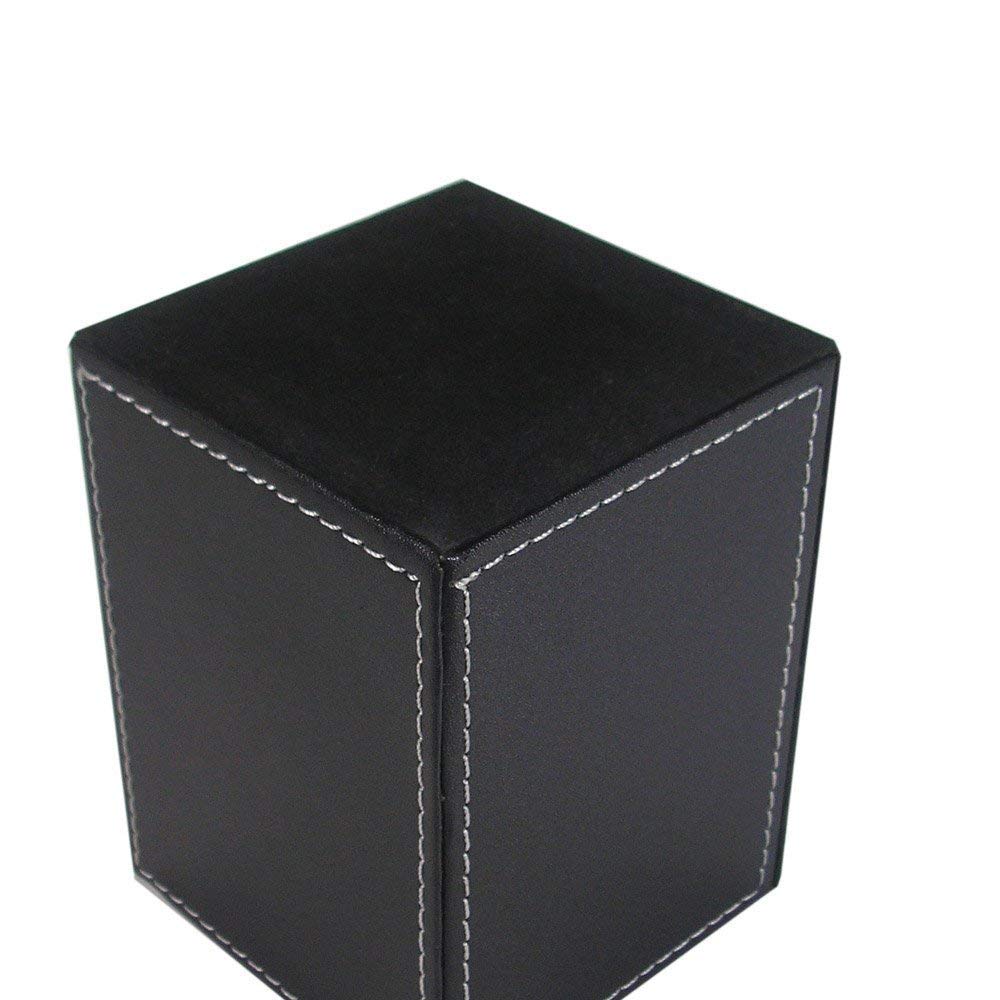 PU Leather Pencil Cup Desk Organizer, Black by HitMyNeed