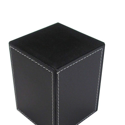 PU Leather Pencil Cup Desk Organizer, Black by HitMyNeed