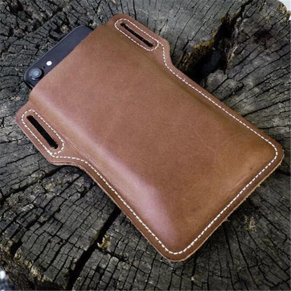 PU Leather Phone Holster Belt Case by HitMyNeed