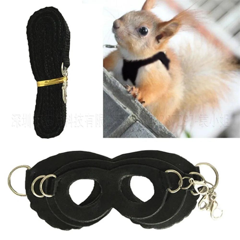 PU Leather Small Pet Harness with Leash by HitMyNeed
