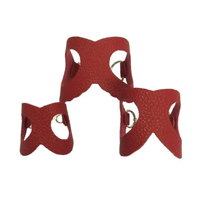 PU Leather Small Pet Harness with Leash by HitMyNeed