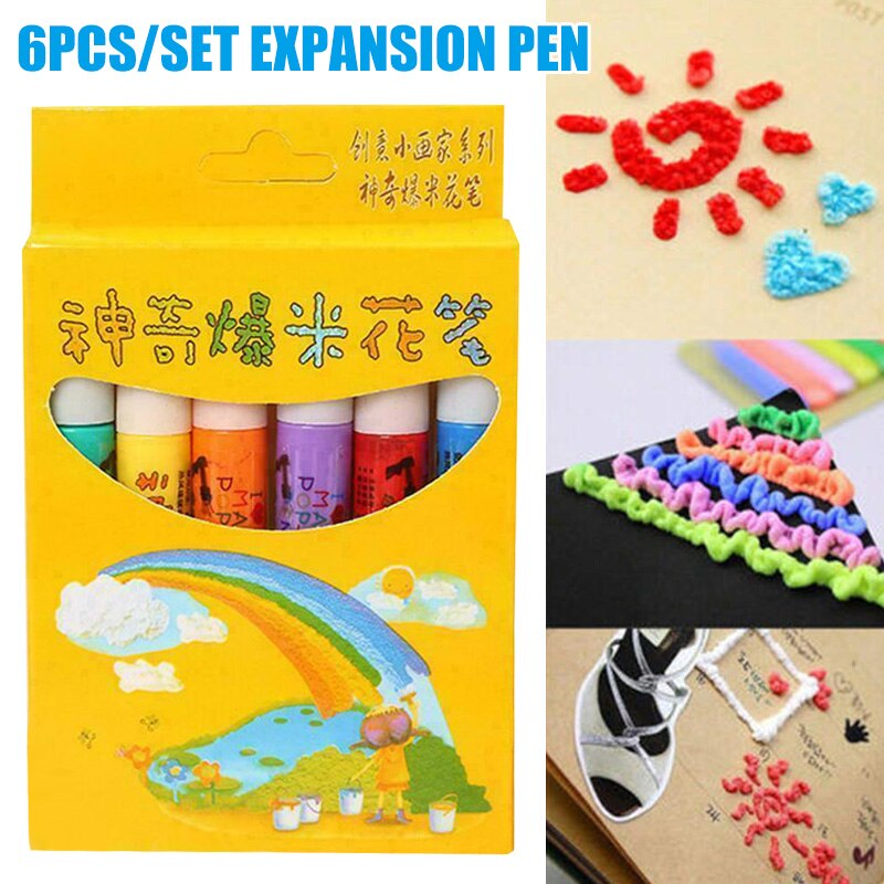 Puffy Pens 3D Art Set - 6 Color Pack by HitMyNeed