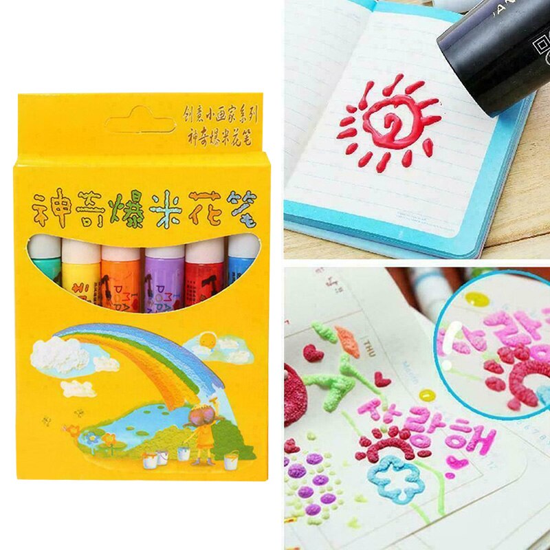 Puffy Pens 3D Art Set - 6 Color Pack by HitMyNeed