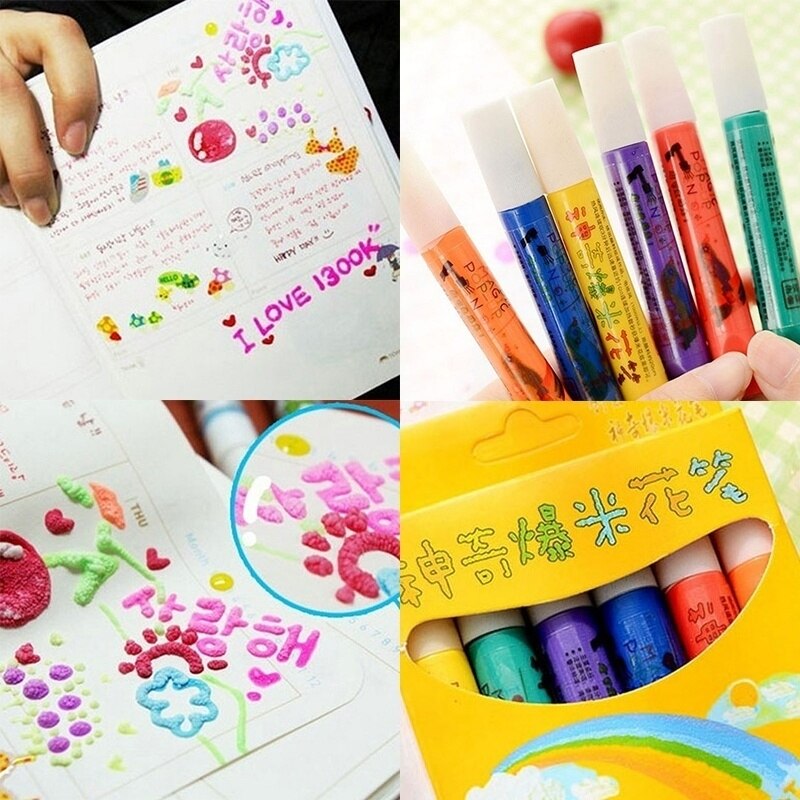 Puffy Pens 3D Art Set - 6 Color Pack by HitMyNeed