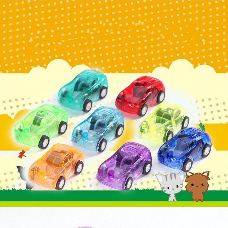 Pull-Back Toy Car Set for Kids (12 Pieces) by HitMyNeed