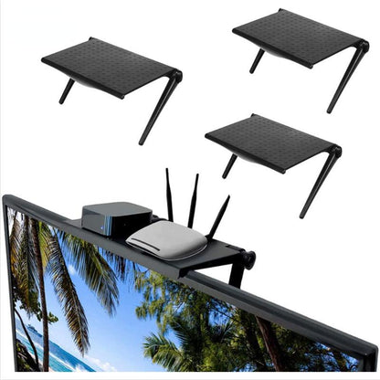 Punch-Free Monitor & TV Set-Top Box Storage Rack by HitMyNeed