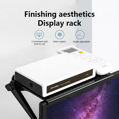 Punch-Free Monitor & TV Set-Top Box Storage Rack by HitMyNeed