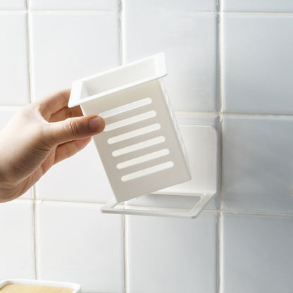 Punch Free Wall-Mounted Plastic Utensil Holder by HitMyNeed