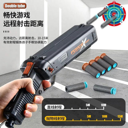 Punisher Double Barrel Soft Ammo Toy Shotgun by HitMyNeed