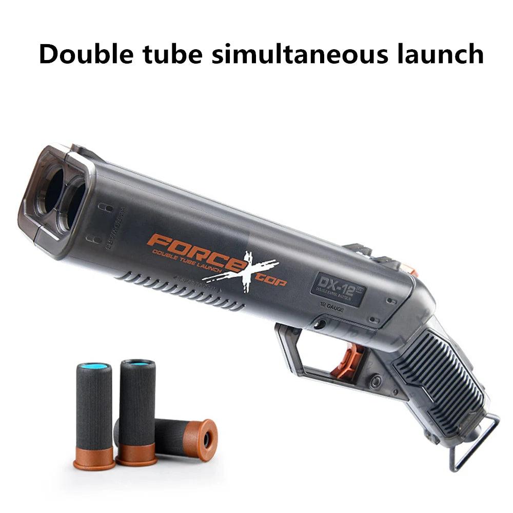 Punisher Double Barrel Soft Ammo Toy Shotgun by HitMyNeed