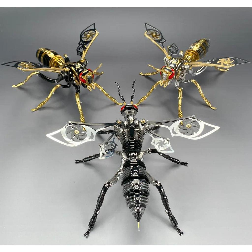Punk 3D Wasp Stainless Steel Model Kit by HitMyNeed
