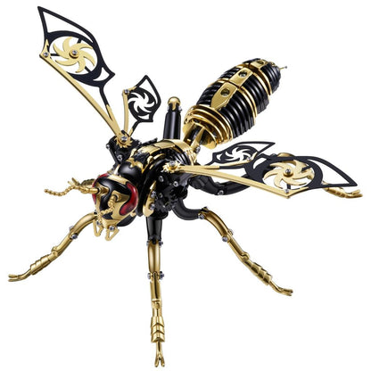 Punk 3D Wasp Stainless Steel Model Kit black-gold by HitMyNeed