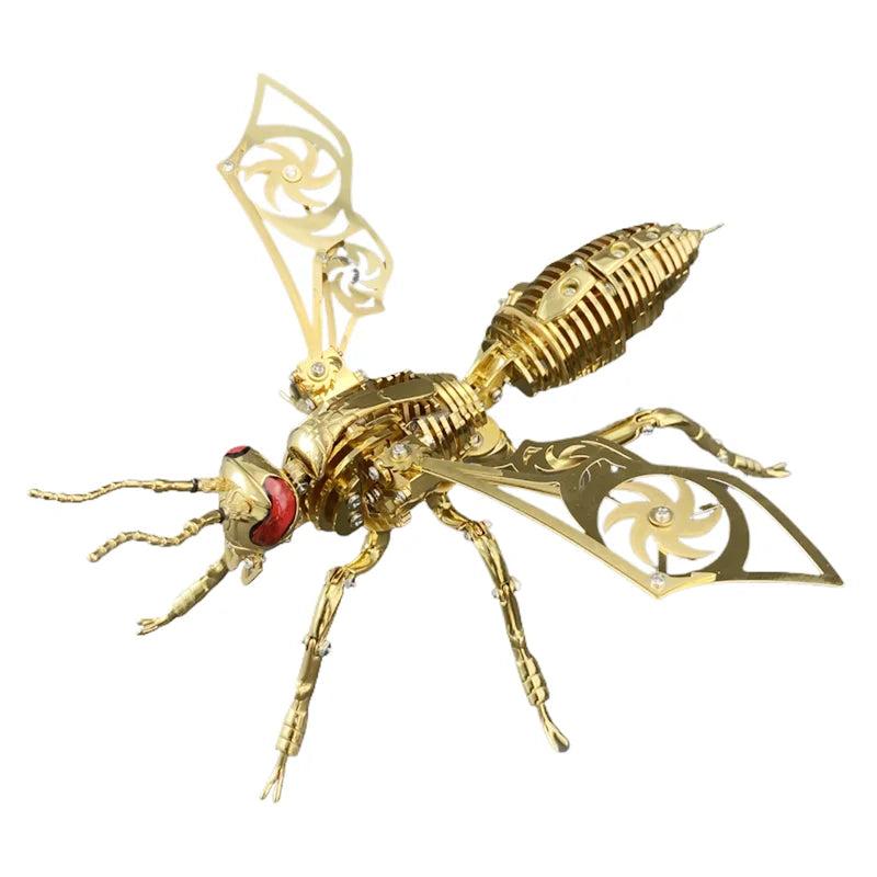 Punk 3D Wasp Stainless Steel Model Kit gold by HitMyNeed