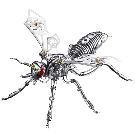 Punk 3D Wasp Stainless Steel Model Kit silvery by HitMyNeed