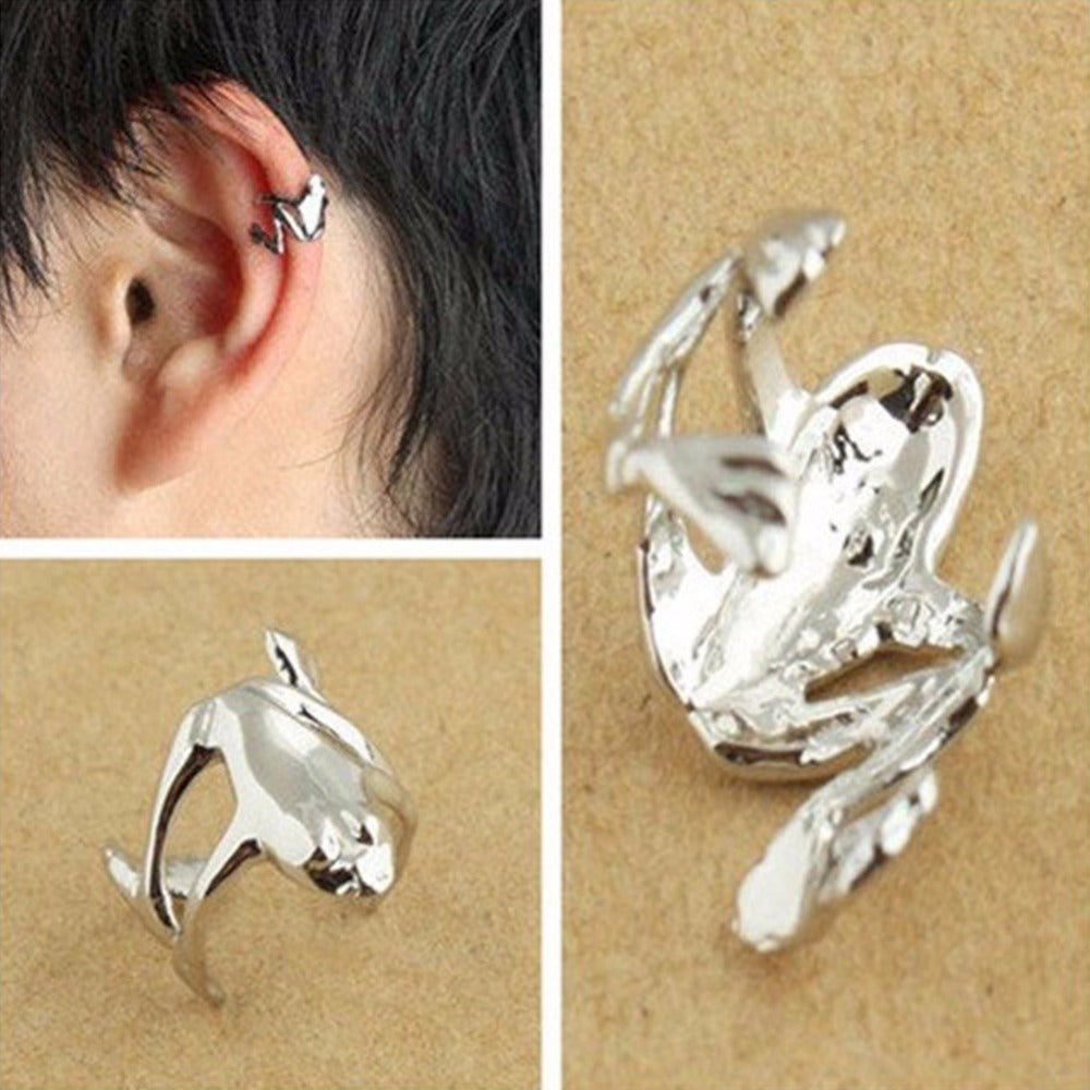 Punk Style 3D Frog Ear Cuffs (Set of 2) by HitMyNeed