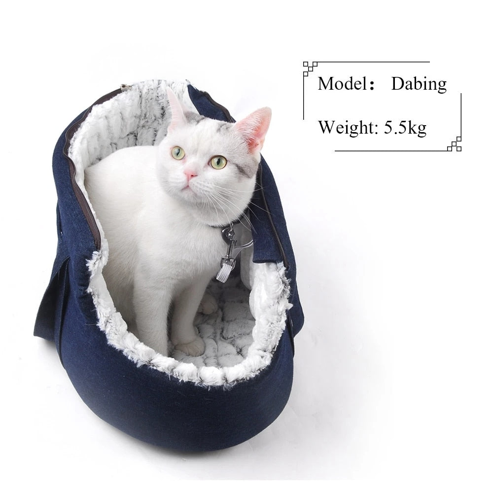 Puppy Travel Carry Bag with Soft Plush Lining by HitMyNeed