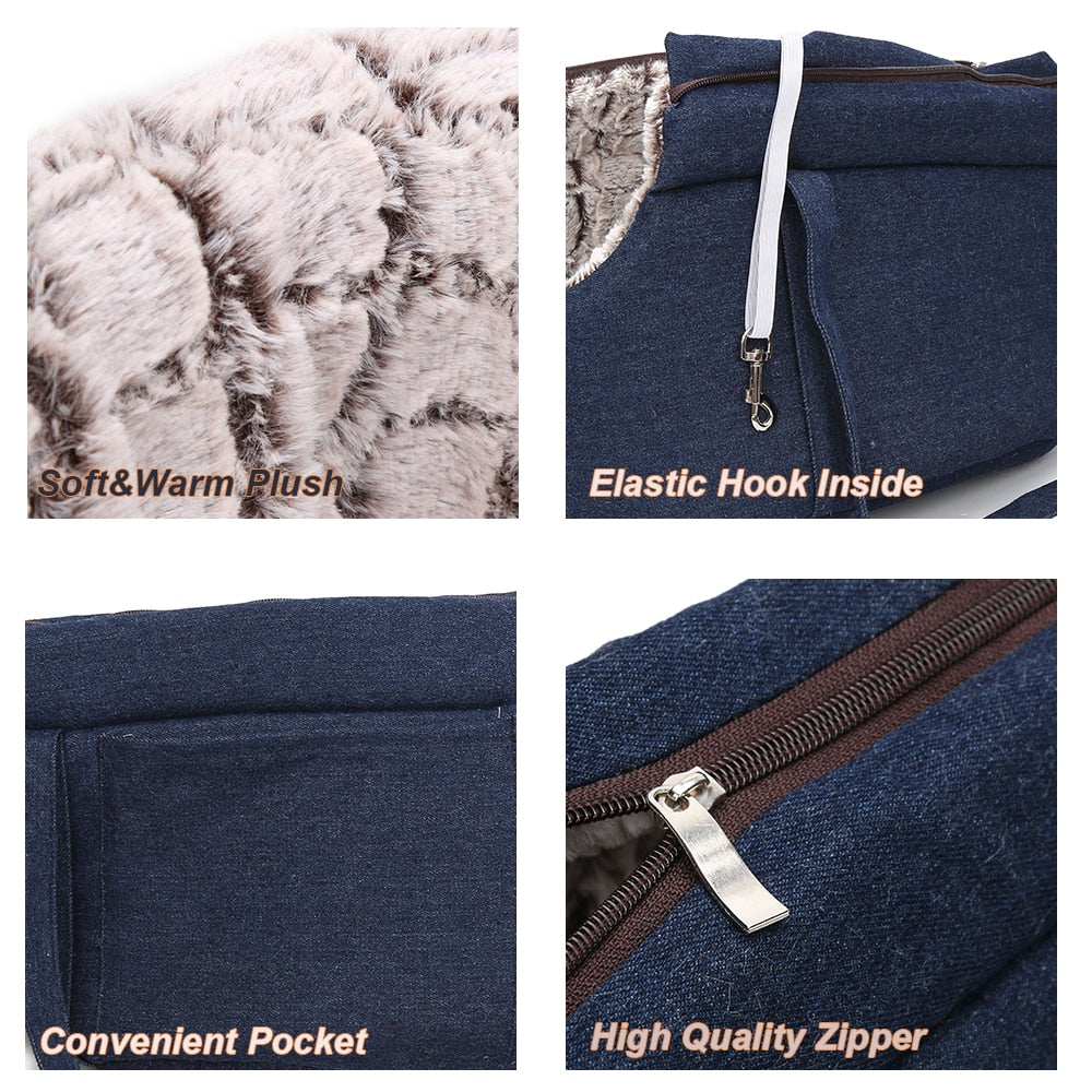 Puppy Travel Carry Bag with Soft Plush Lining by HitMyNeed